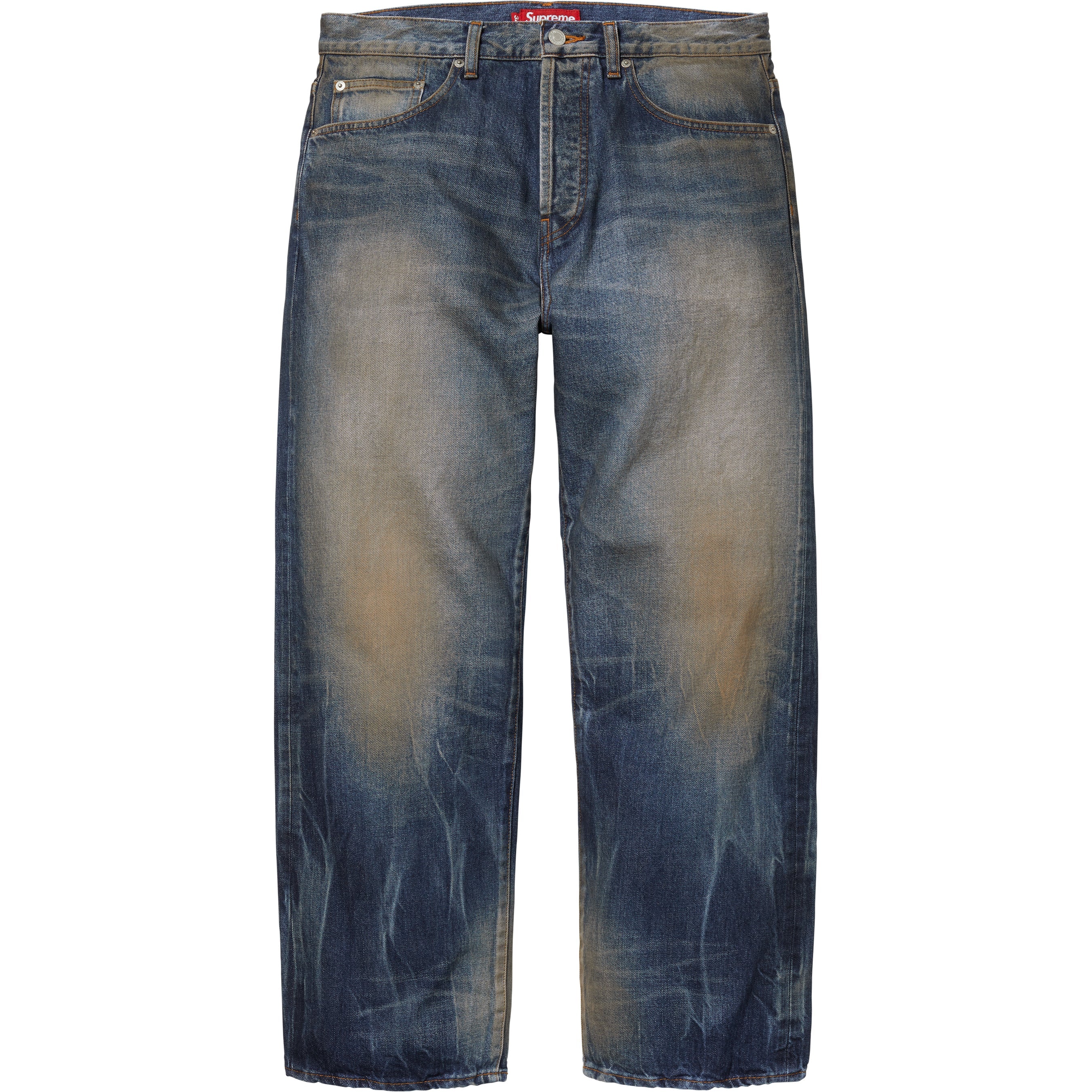 Distressed Loose Fit Selvedge Jean view 11